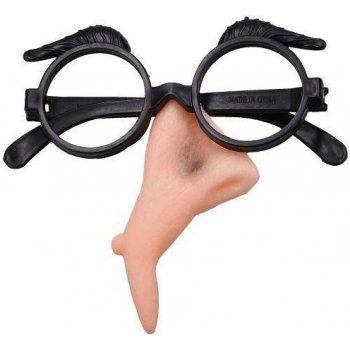 Wiky Set W027548 čarodějnice nos + brýle