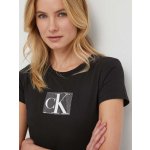 Calvin Klein Jeans Bavlněné tričko J20J222961 černá – Sleviste.cz