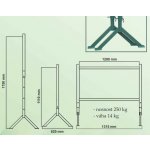 Magg Lešenářská koza 1060-1710x1200mm otočná 120022 – Hledejceny.cz