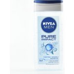 Nivea Men Pure Impact sprchový gel na tělo, obličej a vlasy 250 ml pro muže