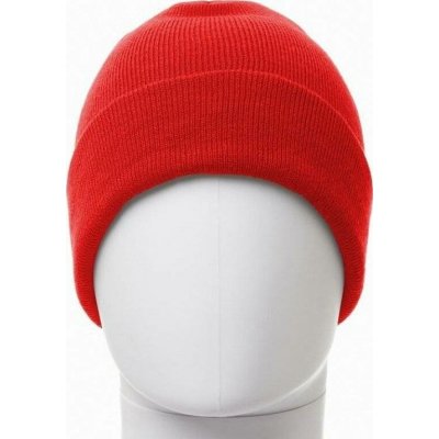 Payperwear Pletená čepice EVEREST s ohrnutím a modelovanou přední části červená klasická – Hledejceny.cz