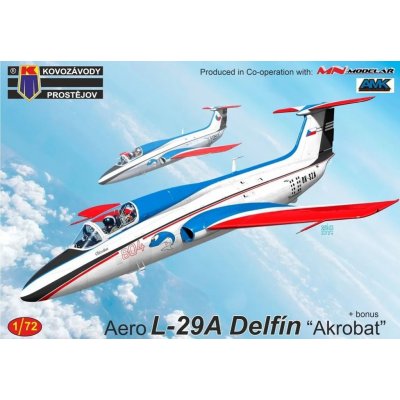 Kovozávody Prostějov Aero L-29A Delfín "Akrobat" 1:72 – Sleviste.cz