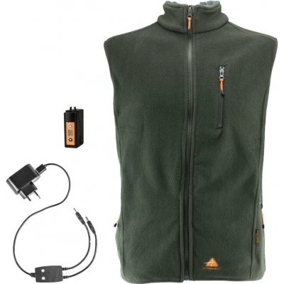 AlpenHeat Fleece vyhřívaná vesta zelená – Zbozi.Blesk.cz