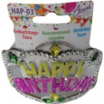 Alvarak Plastová párty čelenka Happy birthday – Zboží Dáma