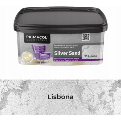 Priomacol Decorative Silver Sand dekorativní strukturální S6 Lisbona, 1 l – Zbozi.Blesk.cz