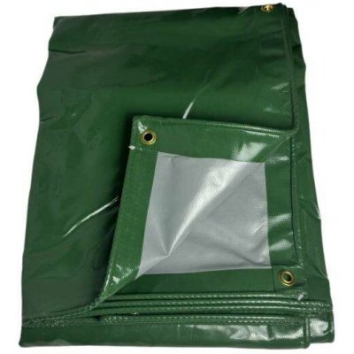 Mikel krycí plachta s oky PVC Natural UV stab 2 x 4 m 500 g/m² zelená – Hledejceny.cz