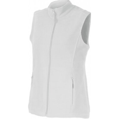 Lambeste LMB dámská fleecová vesta na zip bílá – Zboží Mobilmania