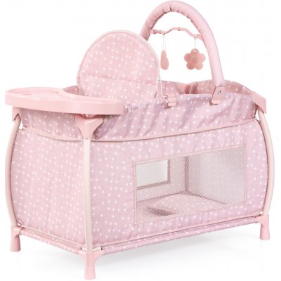 Bayer Design Postýlka pro panenku Dolls Multi Bed růžová se vzorem – Sleviste.cz