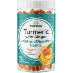 Swanson Turmeric with Ginger Broskev 60 ks gummies – Hledejceny.cz