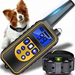 Retoo Elektrický obojek žluto-modrá 800M – Zboží Mobilmania