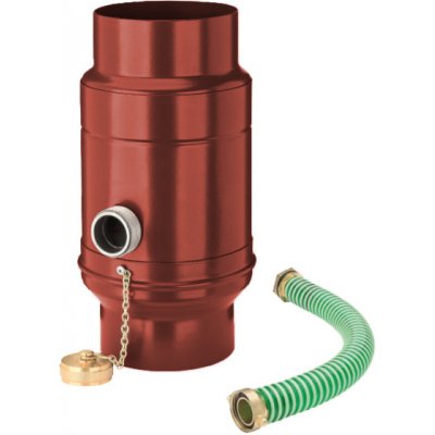 Zambelli Odvaděč vody samočinný 100 mm RAL 3009 tmavě červená – Hledejceny.cz