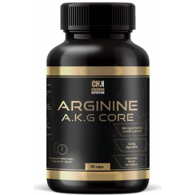 Chevron Nutrition Arginine A.K.G. Core 500 90 kapslí