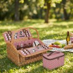 CILIO Rivoli 46 x 31 cm proutěný piknikový koš pro 4 osoby – Hledejceny.cz