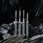 Staleks Diamantová Fréza Špičatý Flame Červená 2,1/8 mm – Zboží Mobilmania