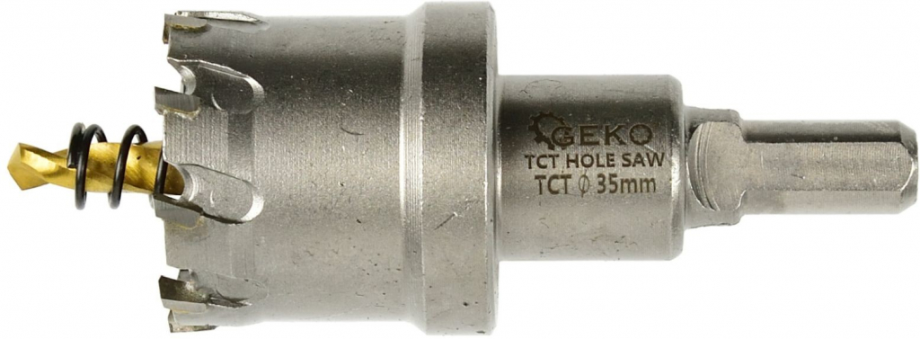 Korunkový vrták do kovu TCT, 35mm, Geko G39686