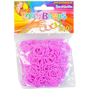 Loom Bands gumičky s háčkem na pletení - fialové