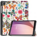 Vsechnonamobil 56023 ART Zaklápěcí obal Lenovo Tab M8 4. generace 4th gen BUTTERFLIES – Zboží Živě