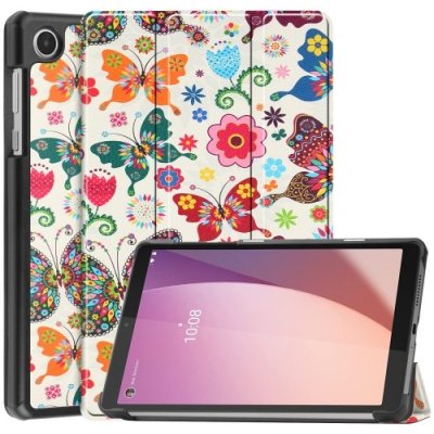 Vsechnonamobil 56023 ART Zaklápěcí obal Lenovo Tab M8 4. generace 4th gen BUTTERFLIES – Zboží Živě
