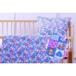 Jan povlečení Kostička růžové/modré 135x100 cm 60x40 cm – Zboží Dáma