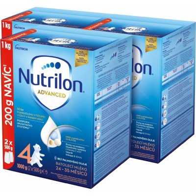 Nutrilon 4 Advanced 3 x 1 kg – Zbozi.Blesk.cz