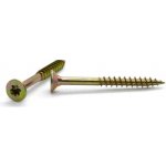 Vrut univerzální 5x70 žlutý zinek, zápustná hlava, TORX, částečný závit – Sleviste.cz
