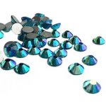 Kamínky na nehty Swarovski Capri Blue AB SS10 100 ks – Hledejceny.cz