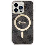 Pouzdro Guess 4G IML MagSafe iPhone 13 Pro černé