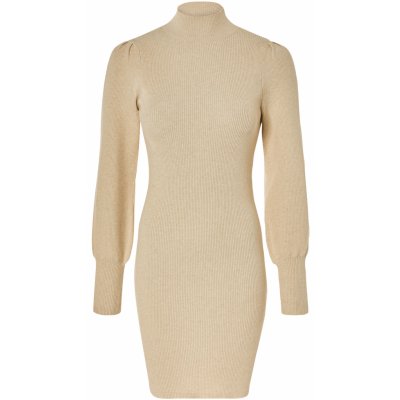 esmara Dámské úpletové šaty béžová – Zboží Dáma