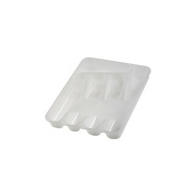 příborník 33,5x26,5x5cm, transp.,5přihr., plast – Sleviste.cz