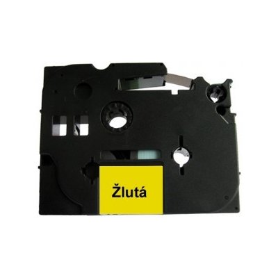Můj-toner Páska Brother TZ-631 (TZE-631, TZ631, TZE631, PT, P-touch), 12mm, délka 8m, černá / žlutá, laminovaná - kompatibilní – Hledejceny.cz