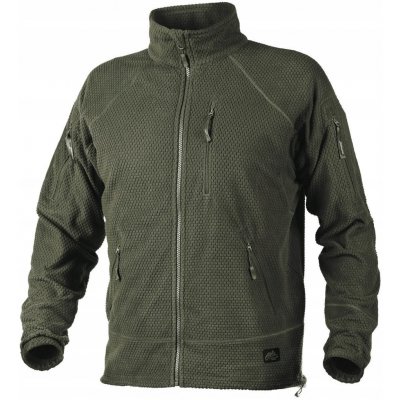 Mikina Helikon-Tex Alpha Fleece Tactical zelená – Zboží Mobilmania