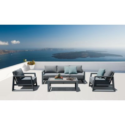 Rojaplast BOSTON hliníková souprava antracit – Zboží Dáma