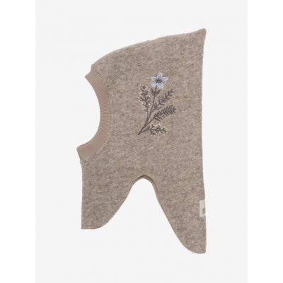 Merino kukla s bavlněnou podšívkou a s květinovou výšivkou Huttelihut – Zboží Dáma