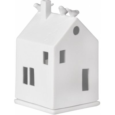 räder Porcelánový svícen Birdhouse, bílá barva, porcelán – Zboží Dáma