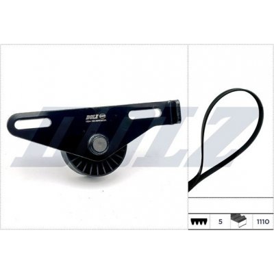 Sada žebrovaných klínových řemenů DOLZ SKD219A – Zboží Mobilmania