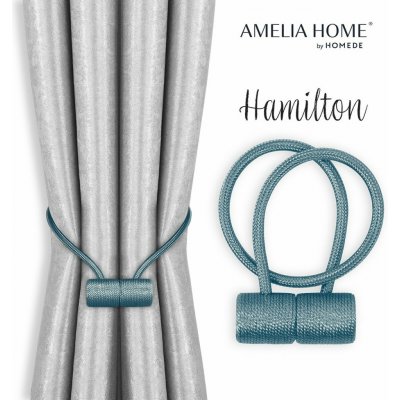 Záclony - doplňky HAMILTON barva námořnická modrá ameliahome – Hledejceny.cz