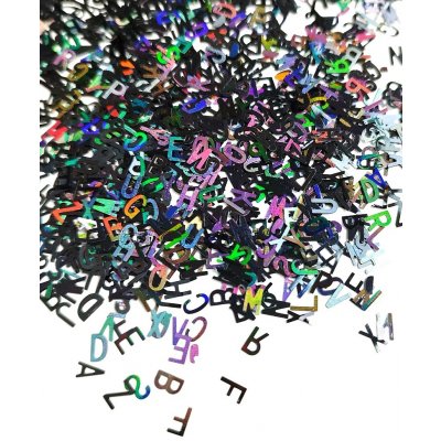 Dekorace do pryskyřice písmenka Barva: Černá – Sleviste.cz