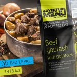 Adventure Menu hovězí guláš s bramborem 400 g – Zbozi.Blesk.cz