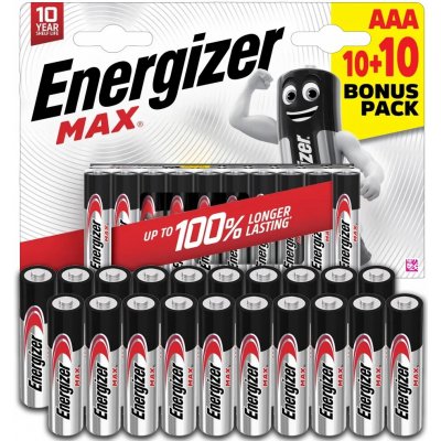 Energizer Max AAA 20ks E303349400 – Sleviste.cz