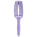 Olivia Garden Finger Brush kartáč na vlasy masážní 6-řadový střední Lavander – Zboží Mobilmania