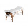 Masážní stůl a židle Medimas dřevěné masážní lehátko Prosport 3 bílá