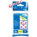 Brother TZe-MPRG31 páska s červenými kachličkami / černá 12 mm 4 m TZEMPRG31 – Zboží Dáma