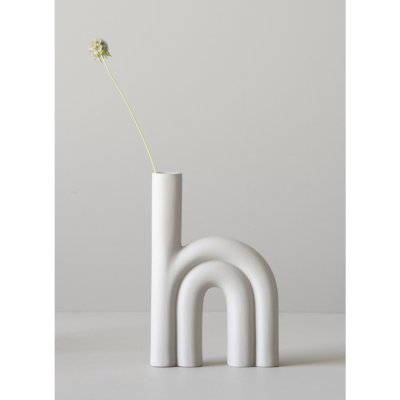 Váza Rope White Large 30 cm DBKD – Hledejceny.cz