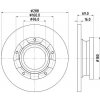 Brzdové kotouče HELLA PAGID Brzdový kotouč PRO - 288 mm HPG 8DD 355 133-071