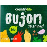 Country Life Bio Bujon zeleninový kostky 66 g – Zboží Mobilmania