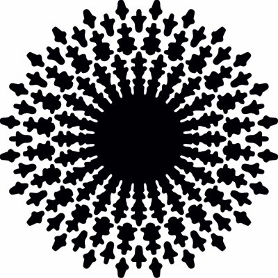 Artemiss Mandala plastová šablona 472 G 29x29cm – HobbyKompas.cz