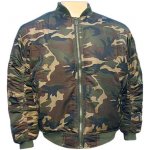 Bunda maskáčová Bomber LSW woodland – Zboží Mobilmania