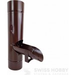 Covernit Lakovaný chrlič pro sběr dešťové vody 100 mm RAL 8017 hnědá – Sleviste.cz