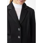 Horze Dětské jezdecké sako QUEENY Černá – Zboží Dáma