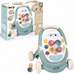 SMOBY 210207 Croc Baby Walker MiniKiss 3in1 Chodítko a kočárek pro panenku s brzdou – Zboží Dáma